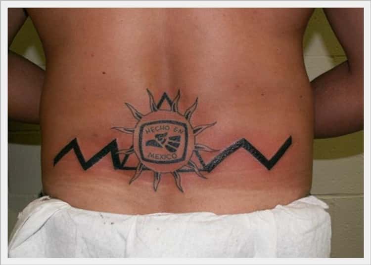 Lower Back Tattoos on Men | Male Tramp Stamps