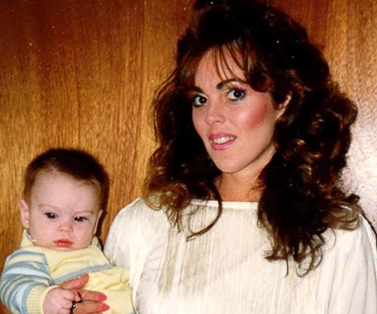 Young Lindsay Lohan as a Baby with Dina Lohan
