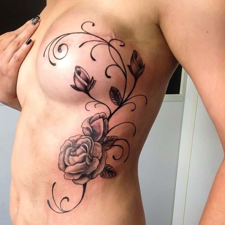 Mastectomy Tattoos | Breast Cancer Survivor Tattoo Gallery