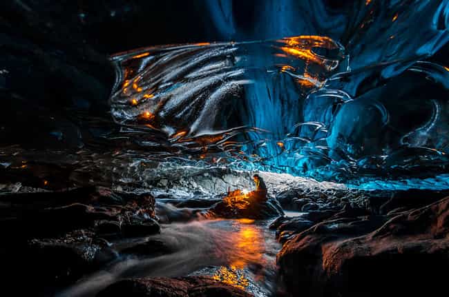 Vatnajokull Glacier Cave in Iceland