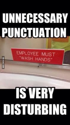 Punctuation Mistakes Funny