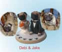 And They Called It Puggy Love on Random Magnificently Geeky Wedding Cake Toppers