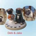 And They Called It Puggy Love on Random Magnificently Geeky Wedding Cake Toppers
