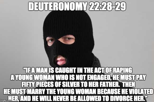 Deuteronomy 22:28-29