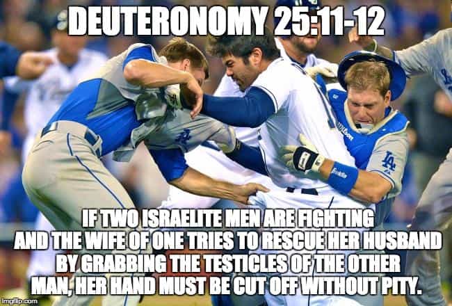 Deuteronomy 25:11-12