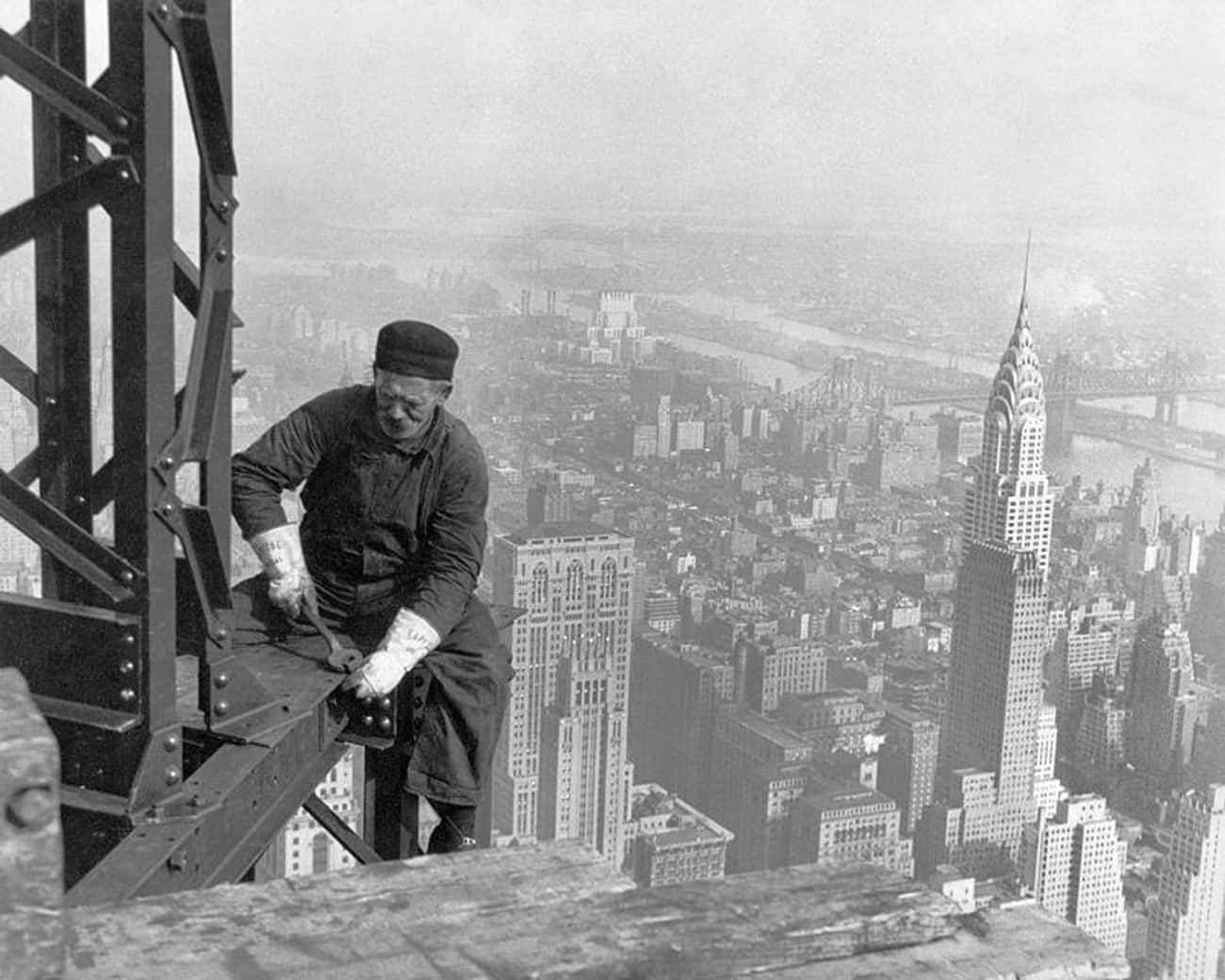 Empire State Building Construction, 1930