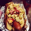 This Hottie Topped with Luscious Lobster on Random Hottest Hot Dogs on All of Internet