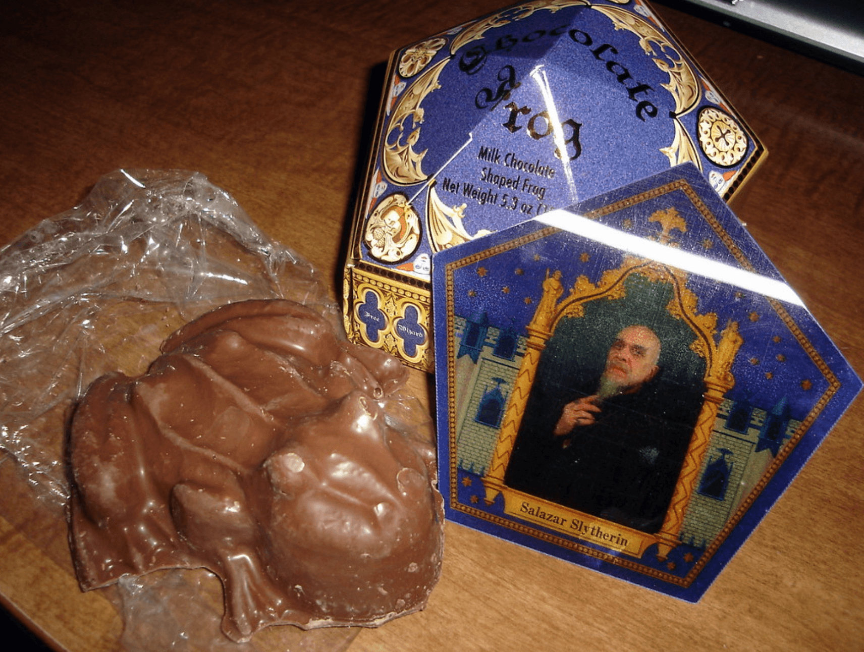 Harry, Hermione, and Ron Appear on Frog Cards