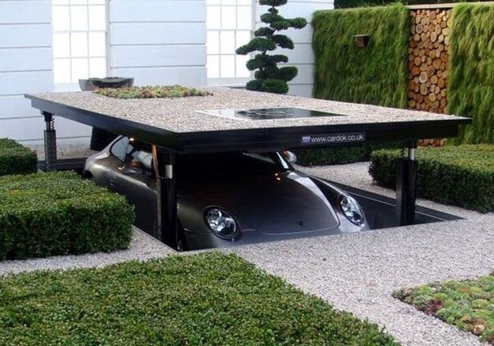 The Disappearing Driveway Gara... is listed (or ranked) 4 on the list Inventions You'll Wonder How You Lived Without
