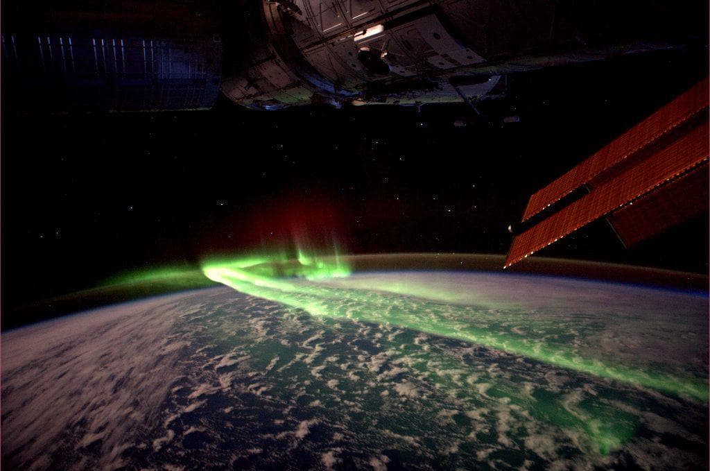 The Southern Lights Near Australia And Antarctica