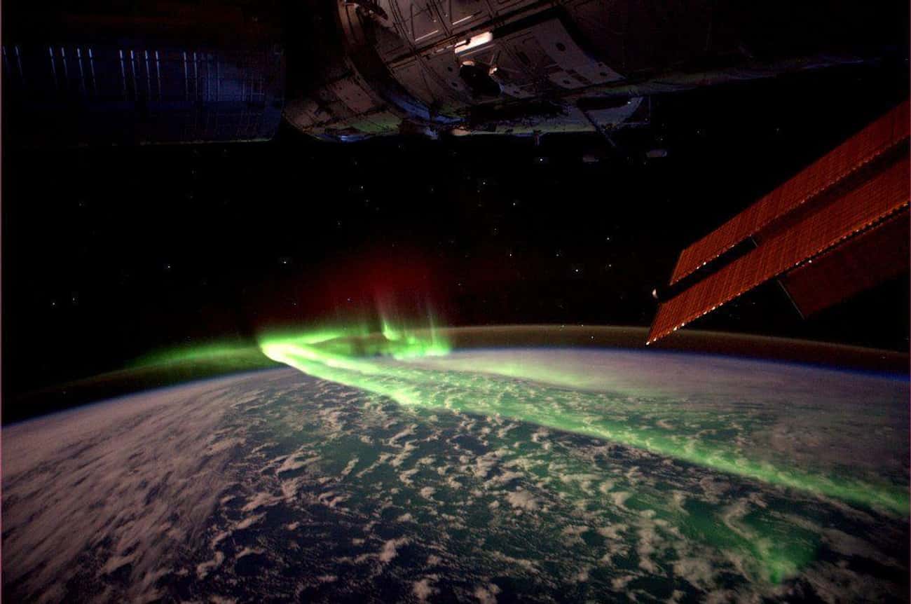The Southern Lights Near Australia And Antarctica
