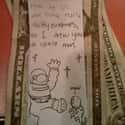 The "Sorry About the Sh*tty Folks at the Next Table" Tip on Random Funniest and Most Creative Tips Ever Left