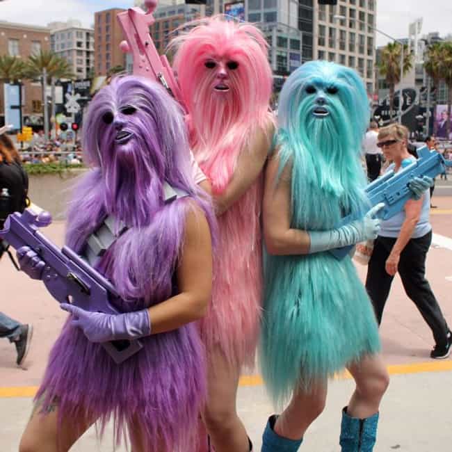 Once Upon A Time, There Were Three Very Different Girls... Who Grew Up To Be Three Very Different Wookies. They're Brilliant, They're Beautiful & They Work For Me. My Name Is Chewbacca.