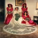 Statement Hats, Statement Train on Random Most Radical '80s Wedding Photos