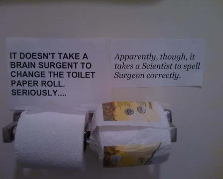 Passive Aggressive Bathroom Notes | Funny Restroom Signs