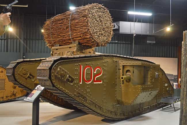 Tanks in large numbers were first used by the British at the battle of