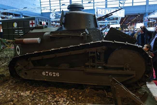Tanks in large numbers were first used by the British at the battle of