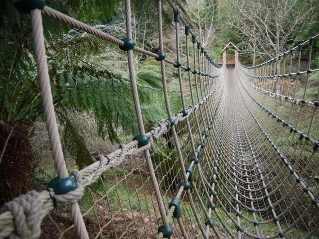 Мост веревочный