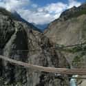 Thank God for Those Rocky Crags to Break Your Fall on Random World's Most Terrifying Bridges