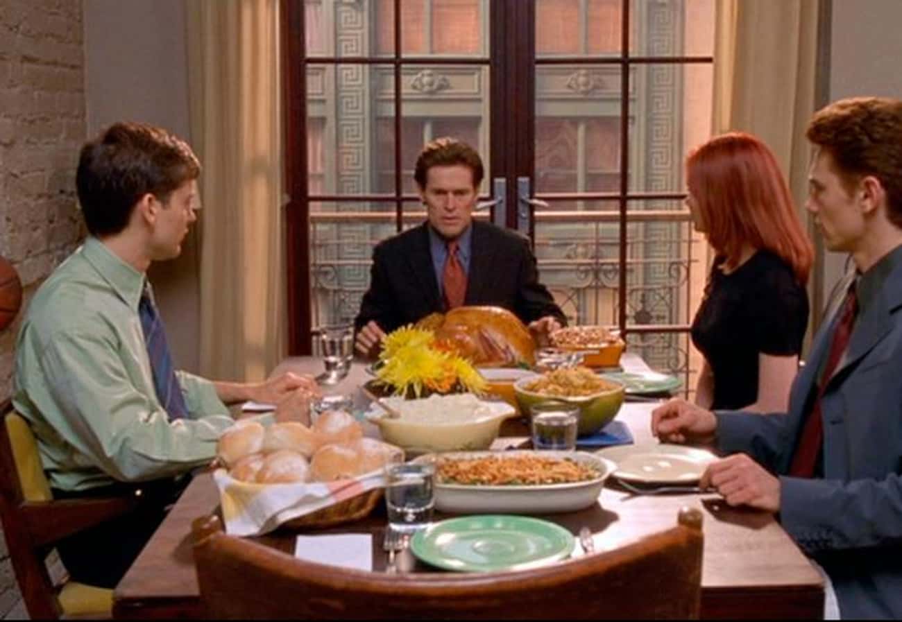 The Thanksgiving Scene Is Color-Coded