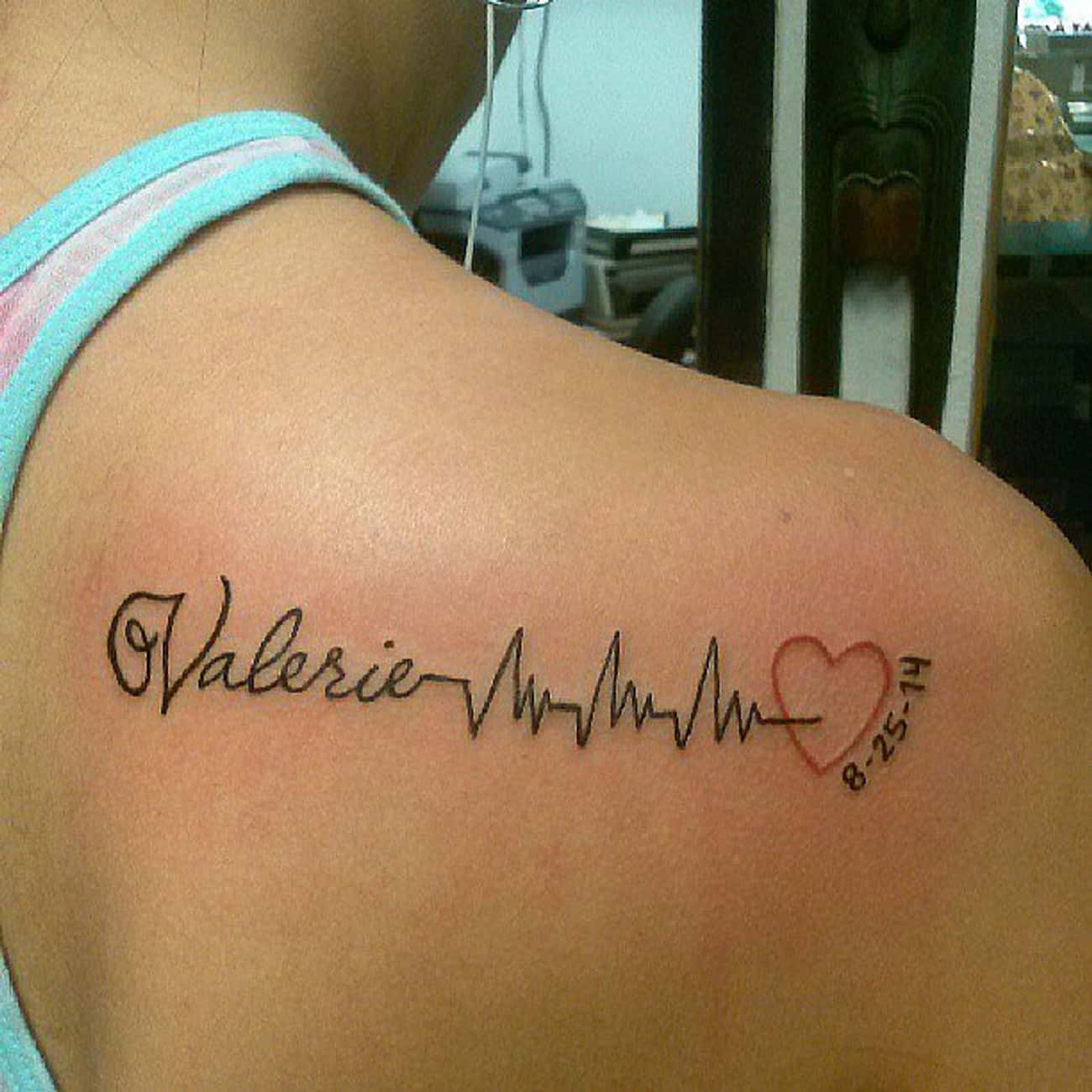 This Mom Got A Tattoo Of The First Time She Heard Her Baby's Heart