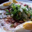Egyptians Enjoy Foul Medames, AKA Fava Beans, Chickpeas, Garlic, and Egg on Random Delicious Pictures of Breakfast from Around World