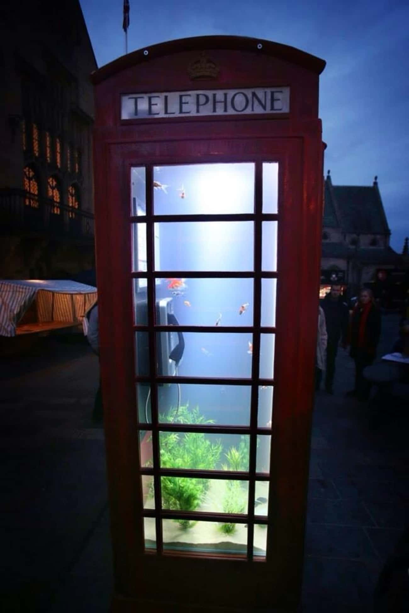 A Great Use for All those Obsolete Phone Booths in London