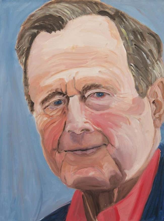 George H.w. Bush is listed (or ranked) 9 on the list All 33 George W. Bush Original Paintings That Were Made Public