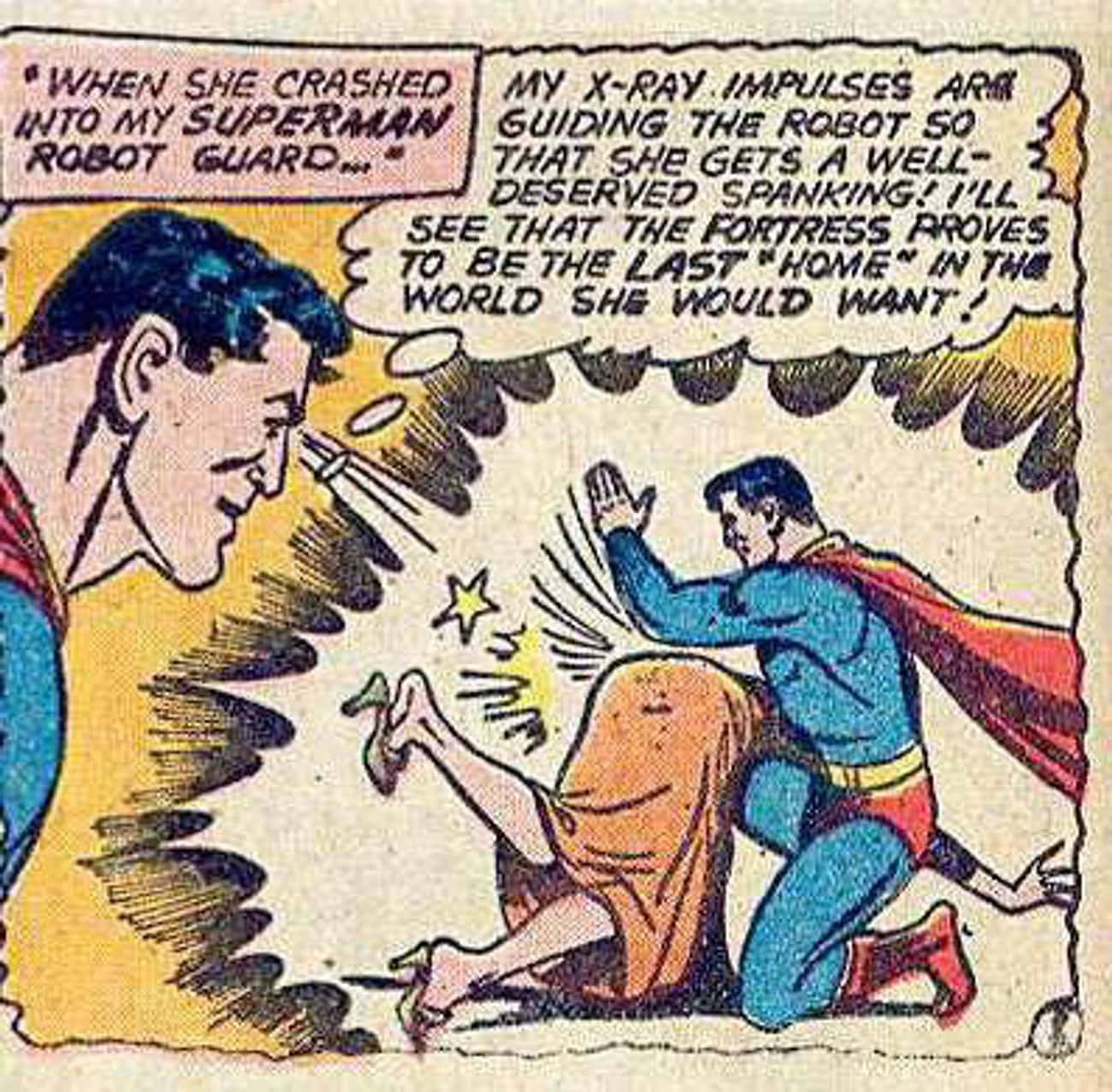 Superman Spanks Lois Lane