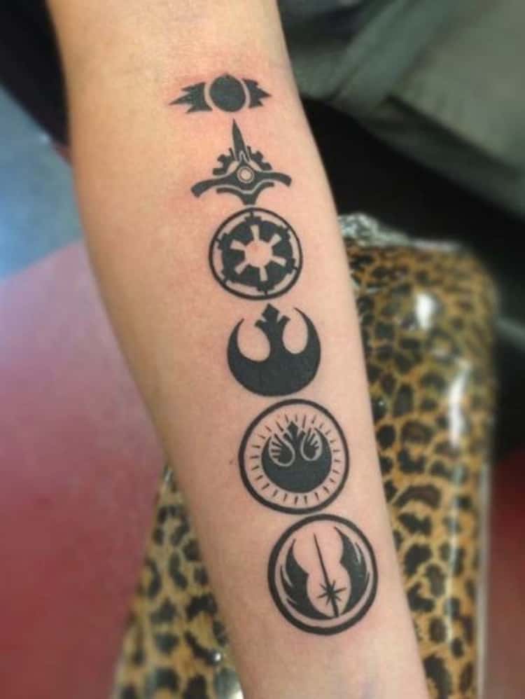 star wars tattoos for men