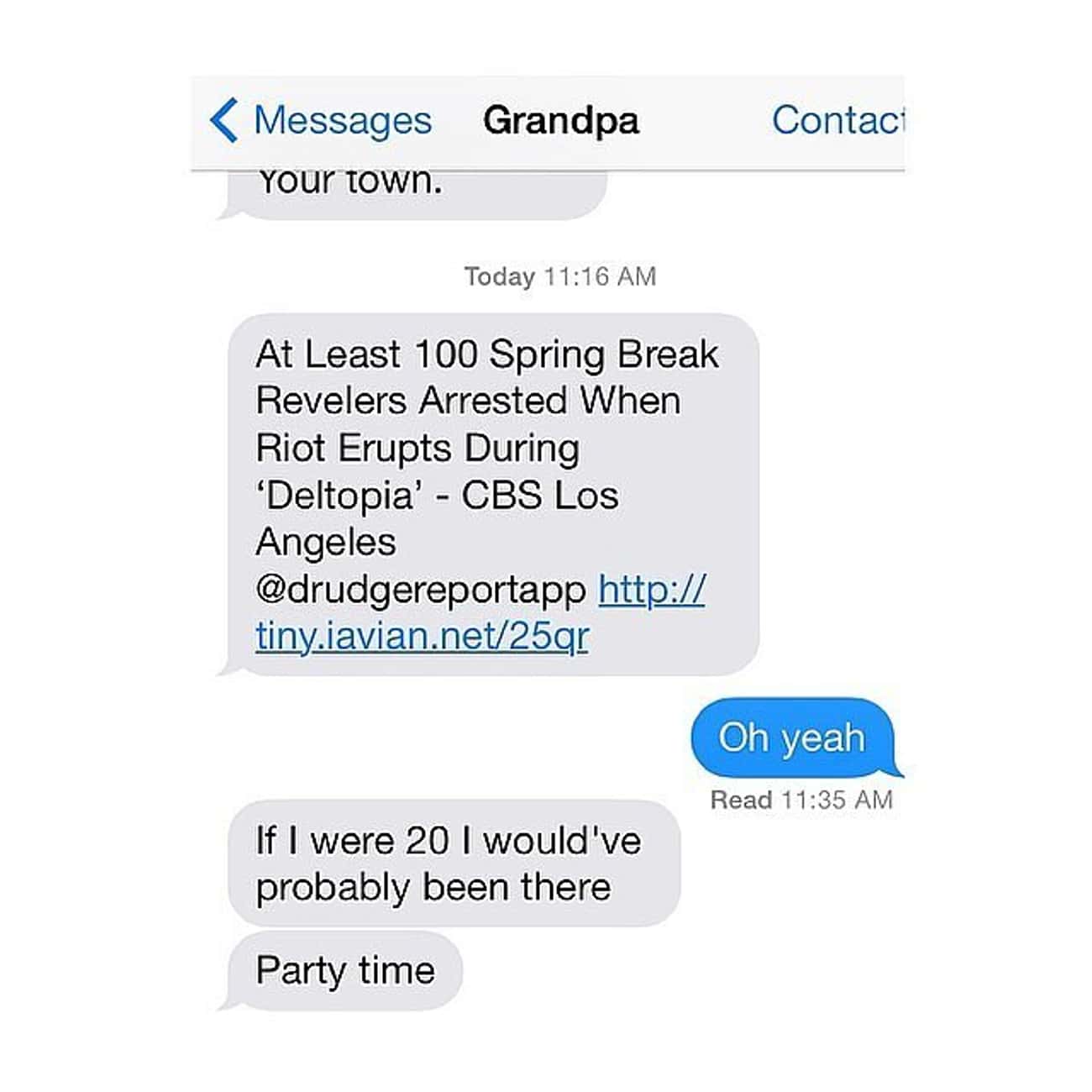 Grandpa Reminisces About the Good Ol&#39; Days