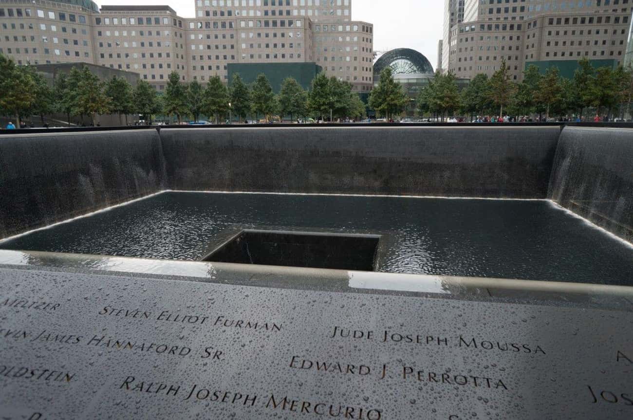 September 11th Memorial At Ground Zero