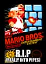Mario Dies on the Super Mario Bros. Cover on Random Things You Never Knew About Super Mario Bros.