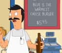 Blue Is the Warmest Cheese Burger on Random Funniest Burger Puns on Bob's Burgers