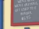 We’re Here, We’re Gruyere, Get Used to It Burger on Random Funniest Burger Puns on Bob's Burgers