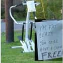 Fitness Is All About Being Realistic About Your Limitations on Random Hilarious Yard Signs You Wish Your Neighbors Had