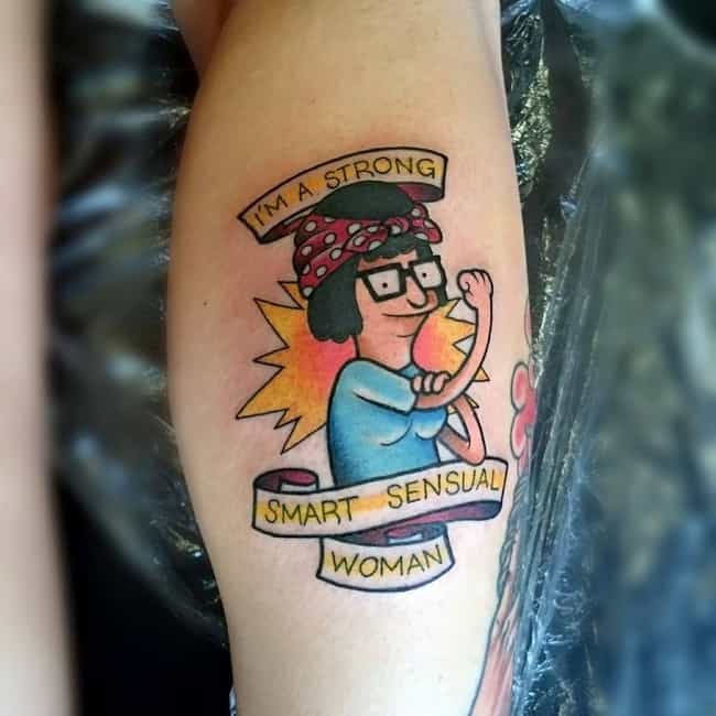 bob belcher tattoo