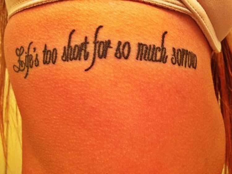 tattoos about living life to the fullest
