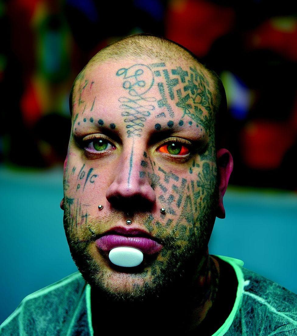 face tattoos images