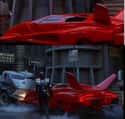 Red Lamborghini -- Judge Dredd 1995 on Random Coolest Futuristic Cars in Movies