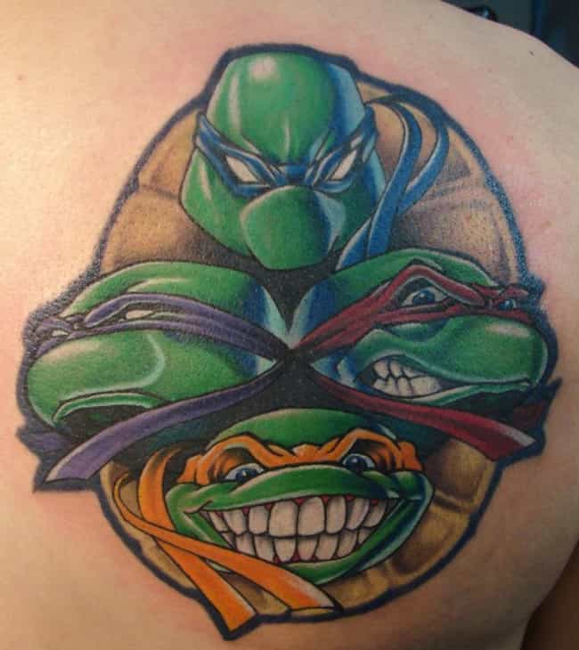 26 Awesome Tattoos Inspired By Teenage Mutant Ninja Turtles - Cool Dump