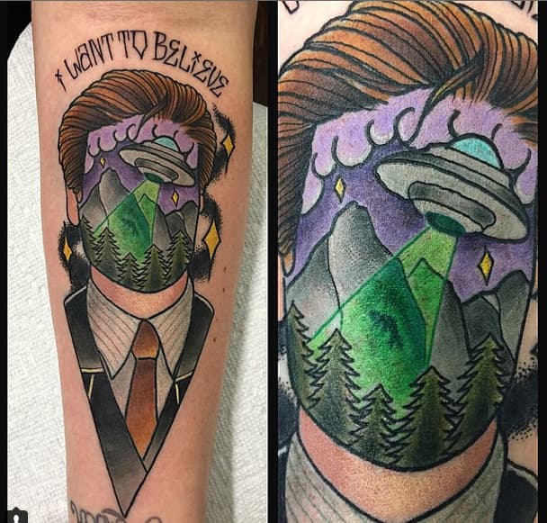 The XFiles Tattoo Ideas Cool Tattoos Inspired by The XFiles