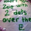 Zoe With Two Dots on Random the Most Hilarious Literal Cake Decorations