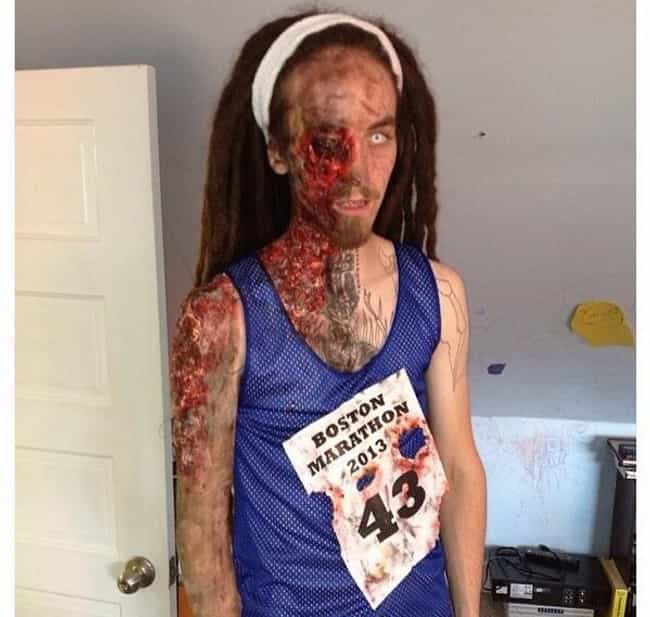 A Boston Marathon Victim is listed (or ranked) 1 on the list Offensive Halloween Costumes That May Have Crossed The Line