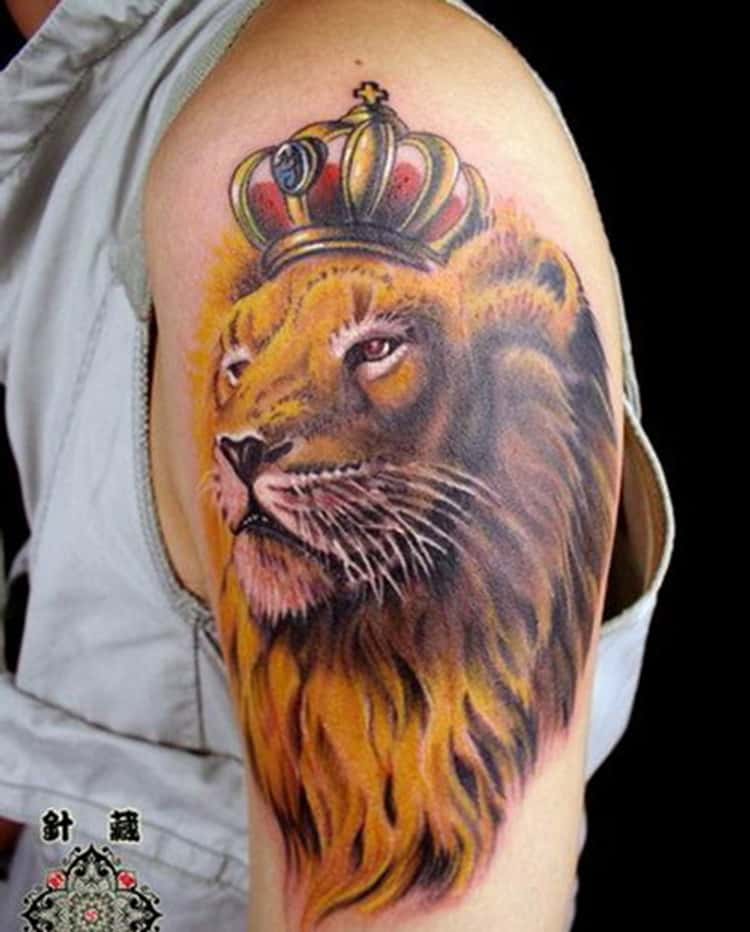 leo tattoos designs men