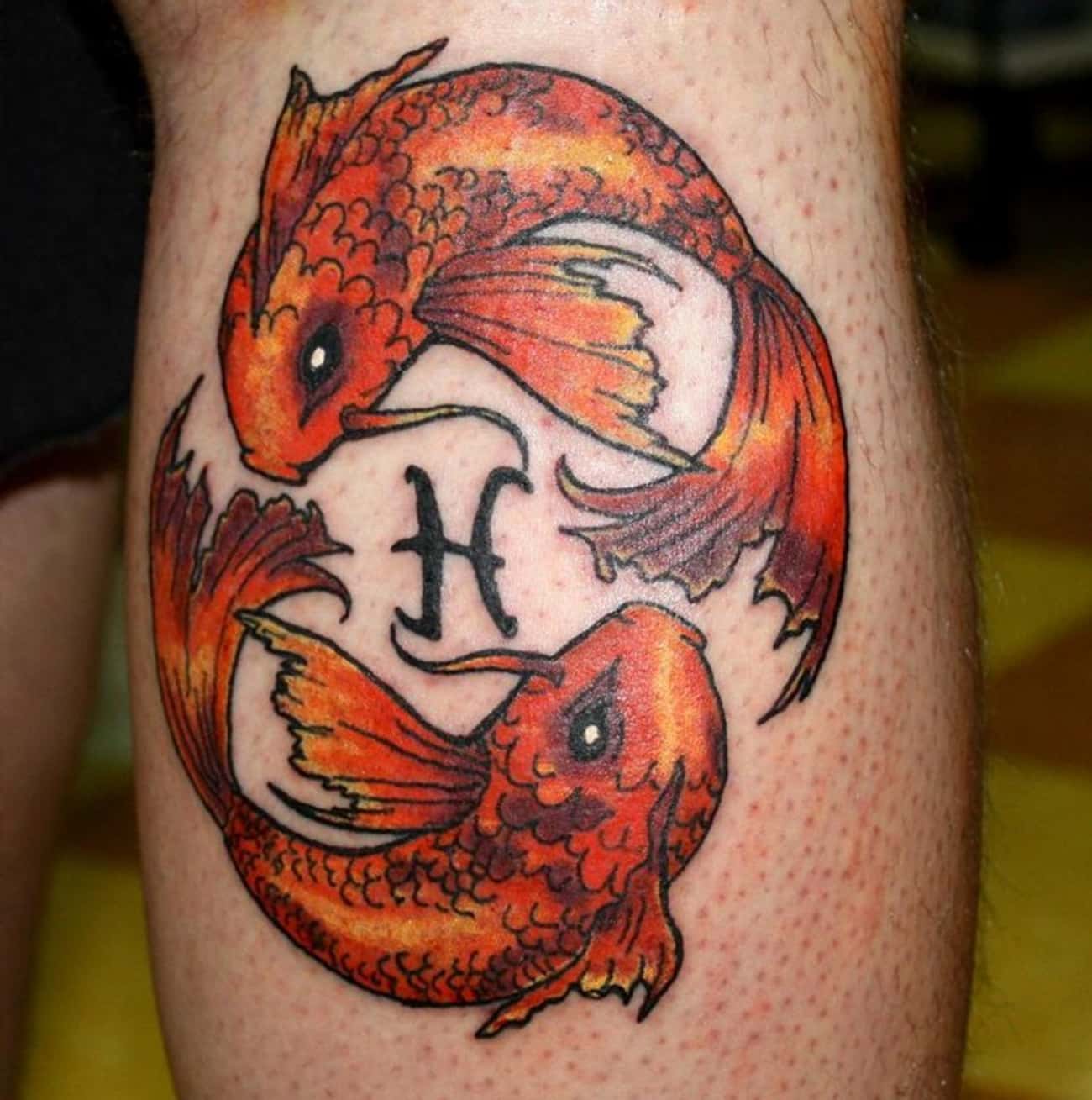 Татуировка Зодиак рыбы