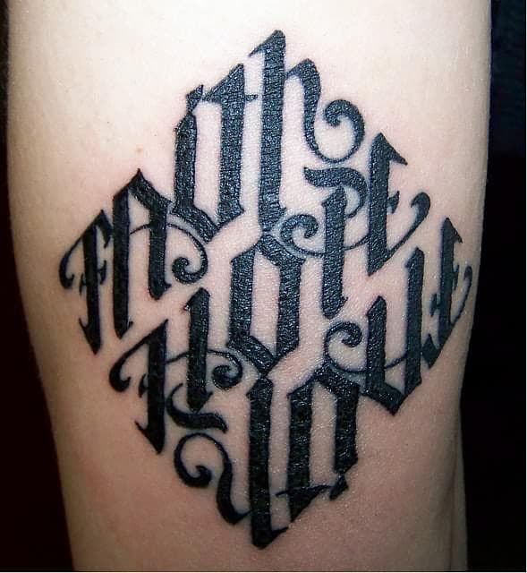 18 Insane Ambigram Tattoos That Are Reversible