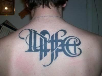 18 Insane Ambigram Tattoos That Are Reversible