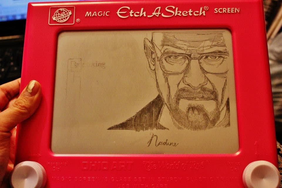 Etch a Sketch Art