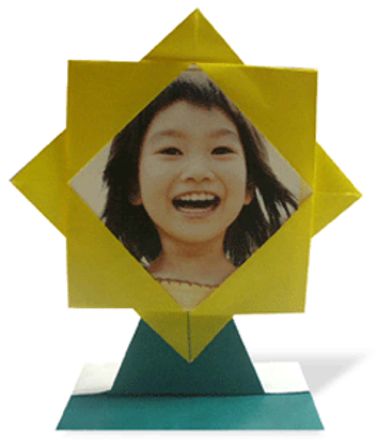 оригами рамка для фото из бумаги